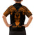 Personalised New Zealand Te Reo Maori Family Matching Long Sleeve Bodycon Dress and Hawaiian Shirt Kia Kaha Maori Language Week Gold Style LT9 - Polynesian Pride