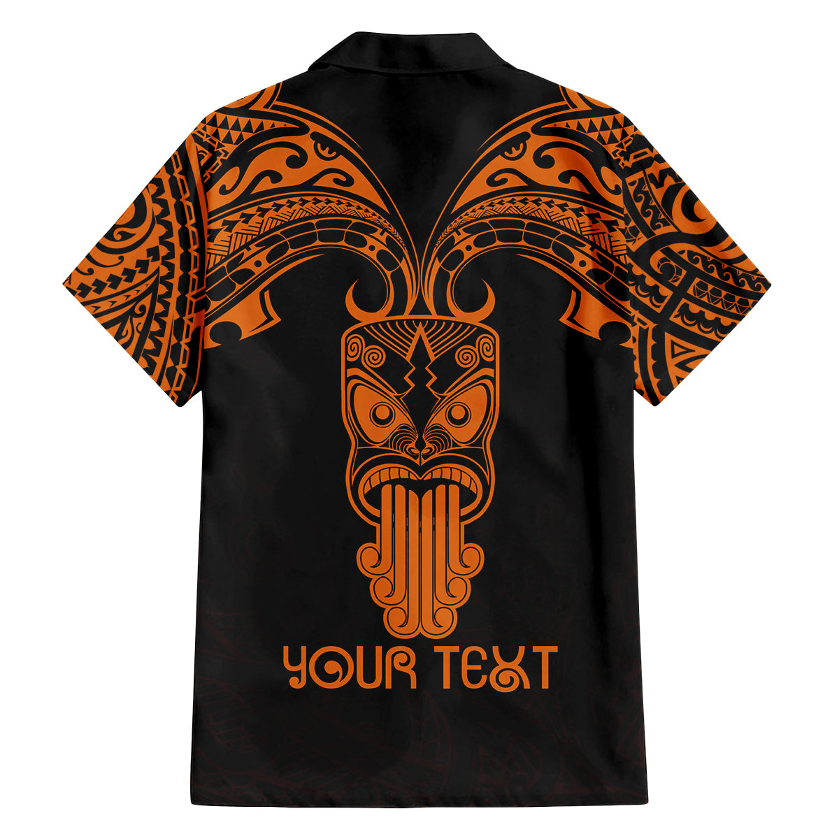 Personalised New Zealand Te Reo Maori Family Matching Long Sleeve Bodycon Dress and Hawaiian Shirt Kia Kaha Maori Language Week Gold Style LT9 - Polynesian Pride