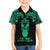 Personalised New Zealand Te Reo Maori Family Matching Long Sleeve Bodycon Dress and Hawaiian Shirt Kia Kaha Maori Language Week Green Style LT9 Son's Shirt Green - Polynesian Pride