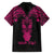 Personalised New Zealand Te Reo Maori Hawaiian Shirt Kia Kaha Maori Language Week Pink Style LT9 - Polynesian Pride