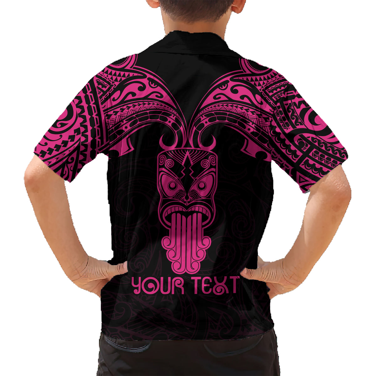 Personalised New Zealand Te Reo Maori Hawaiian Shirt Kia Kaha Maori Language Week Pink Style LT9 - Polynesian Pride