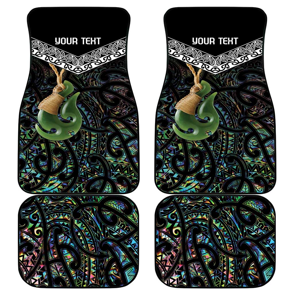 Personalised Maori Manaia Car Mats New Zealand Tribal Hei Matau Papua Shell