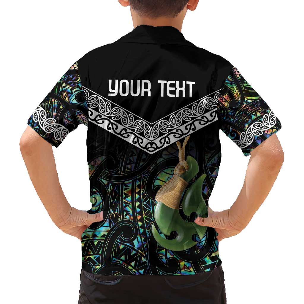 Personalised Maori Manaia Family Matching Summer Maxi Dress and Hawaiian Shirt New Zealand Tribal Hei Matau Papua Shell