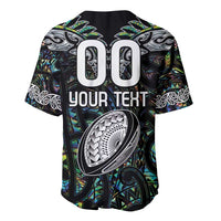 Custom New Zealand Baseball Jersey Maori Rugby Tattoo Papua Shell