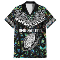 Custom New Zealand Family Matching Off The Shoulder Long Sleeve Dress and Hawaiian Shirt Maori Rugby Tattoo Papua Shell