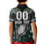 Custom New Zealand Kid Polo Shirt Maori Rugby Tattoo Papua Shell