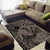 Beauty and The Warrior Polynesian Valentine Area Rug Hibiscus FLowers Brown Style LT9 - Polynesian Pride