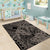 Beauty and The Warrior Polynesian Valentine Area Rug Hibiscus FLowers Brown Style LT9 - Polynesian Pride