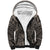 Beauty and The Warrior Polynesian Valentine Sherpa Hoodie Hibiscus FLowers Brown Style LT9 Unisex Brown - Polynesian Pride