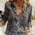 Beauty and The Warrior Polynesian Valentine Women Casual Shirt Hibiscus FLowers Brown Style LT9 Female Brown - Polynesian Pride