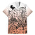 Beauty and The Warrior Polynesian Valentine Family Matching Off Shoulder Short Dress and Hawaiian Shirt Hibiscus FLowers Orange Style LT9 Dad's Shirt - Short Sleeve Orange - Polynesian Pride