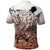 Beauty and The Warrior Polynesian Valentine Polo Shirt Hibiscus FLowers Orange Style LT9 - Polynesian Pride
