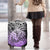Beauty and The Warrior Polynesian Valentine Luggage Cover Hibiscus FLowers Purple Style LT9 - Polynesian Pride