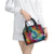 Beauty and The Warrior Polynesian Valentine Shoulder Handbag Hibiscus FLowers Rainbow Style LT9 - Polynesian Pride