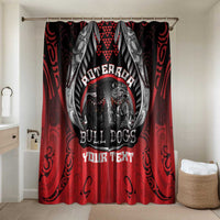 Aotearoa Bulldog Personalised Bathroom Set Maori Kowhaiwhai Motif - Polynesian Pride