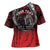 Aotearoa Bulldog Personalised Cross Shoulder Shirt Maori Kowhaiwhai Motif - Polynesian Pride