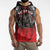 Aotearoa Bulldog Personalised Sleeveless Hoodie Maori Kowhaiwhai Motif - Polynesian Pride