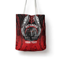 Aotearoa Bulldog Personalised Tote Bag Maori Kowhaiwhai Motif - Polynesian Pride