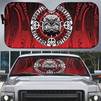 Aotearoa Bulldog Auto Sun Shade New Zealand Kowhaiwhai Tribal - Polynesian Pride