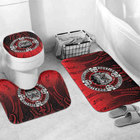 Aotearoa Bulldog Bathroom Set New Zealand Kowhaiwhai Tribal - Polynesian Pride