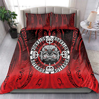 Aotearoa Bulldog Bedding Set New Zealand Kowhaiwhai Tribal