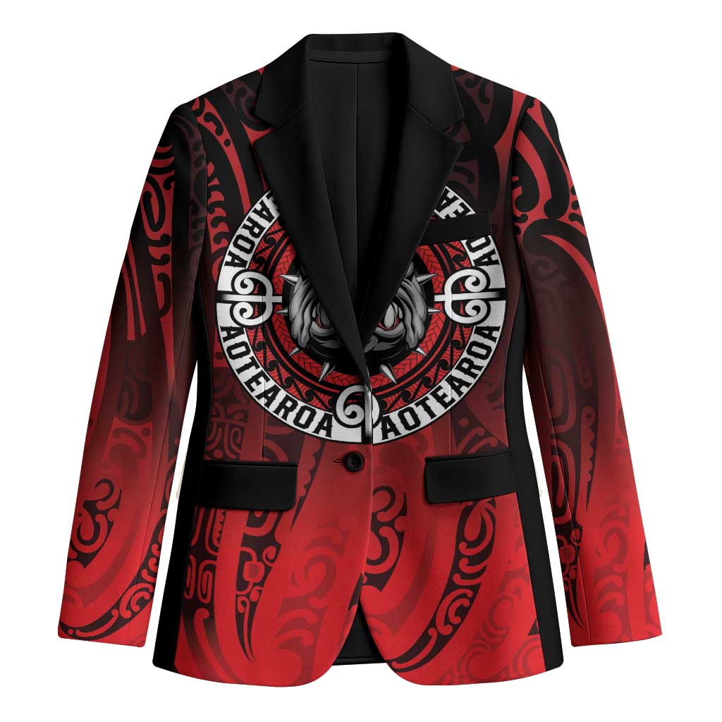 Aotearoa Bulldog Blazer New Zealand Kowhaiwhai Tribal - Polynesian Pride