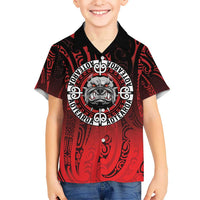 Aotearoa Bulldog Kid Hawaiian Shirt New Zealand Kowhaiwhai Tribal