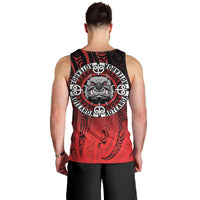 Aotearoa Bulldog Men Tank Top New Zealand Kowhaiwhai Tribal