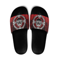 Aotearoa Bulldog Slide Sandals New Zealand Kowhaiwhai Tribal - Polynesian Pride