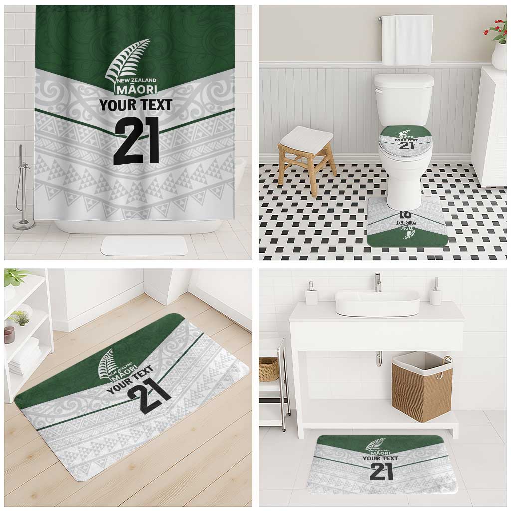 Custom New Zealand Maori Niho Taniwha Bathroom Set - Polynesian Pride