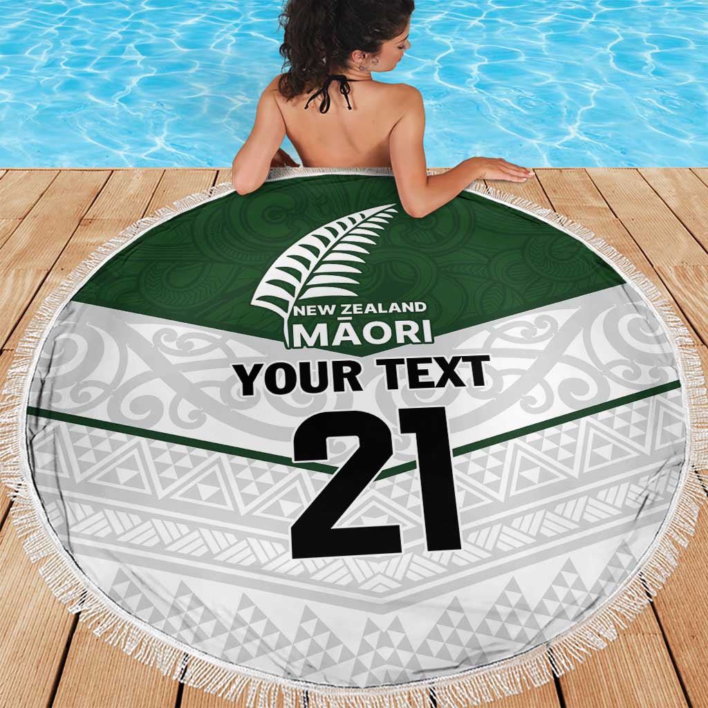 Custom New Zealand Maori Niho Taniwha Beach Blanket LT9 - Polynesian Pride