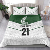 Custom New Zealand Maori Niho Taniwha Bedding Set