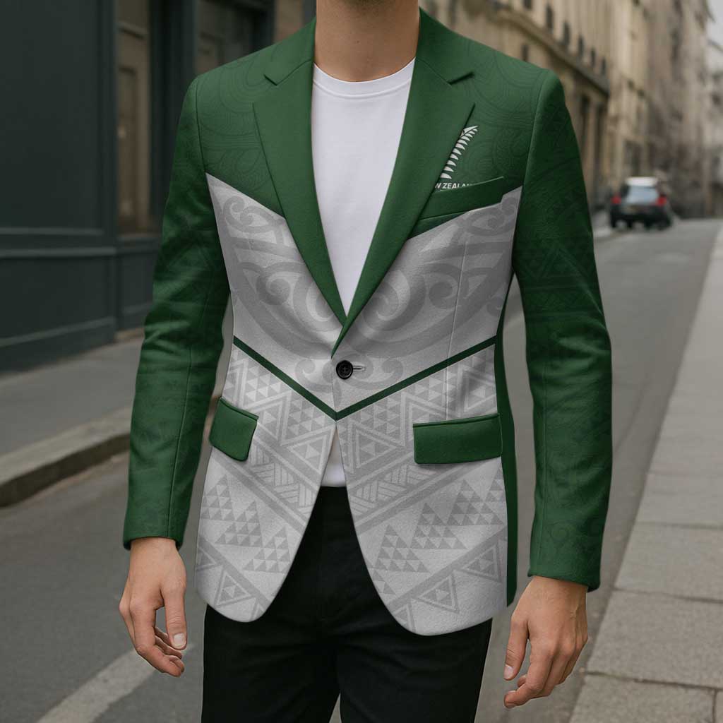 Custom New Zealand Maori Niho Taniwha Blazer - Polynesian Pride
