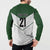Custom New Zealand Maori Niho Taniwha Button Sweatshirt