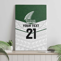 Custom New Zealand Maori Niho Taniwha Canvas Wall Art