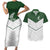 Custom New Zealand Maori Niho Taniwha Couples Matching Short Sleeve Bodycon Dress and Hawaiian Shirt
