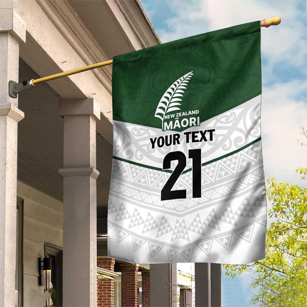 Custom New Zealand Maori Niho Taniwha Garden Flag LT9 House Flag Green - Polynesian Pride