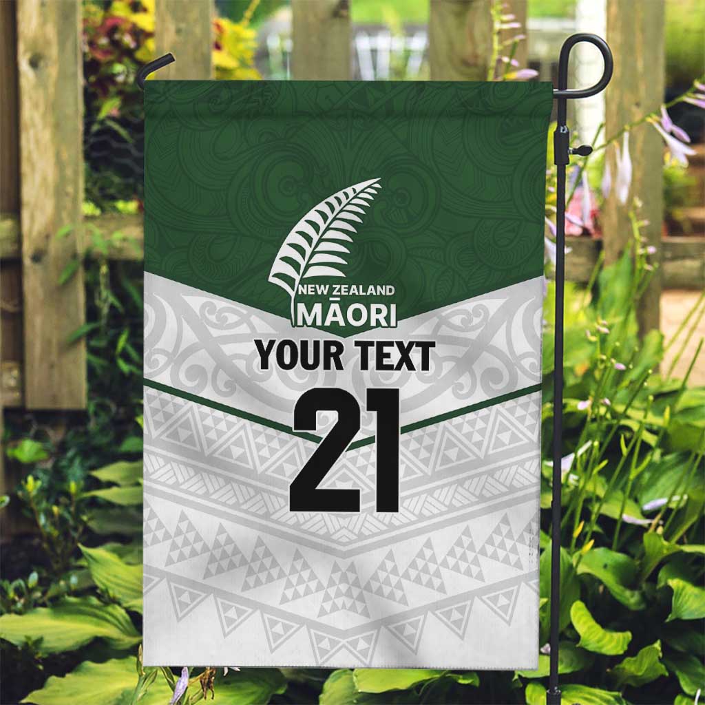 Custom New Zealand Maori Niho Taniwha Garden Flag LT9 Garden Flag Green - Polynesian Pride