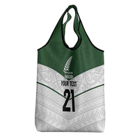 Custom New Zealand Maori Niho Taniwha Grocery Bag LT9 - Polynesian Pride