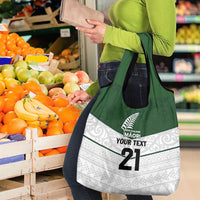 Custom New Zealand Maori Niho Taniwha Grocery Bag LT9 - Polynesian Pride