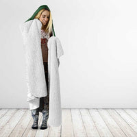 Custom New Zealand Maori Niho Taniwha Hooded Blanket