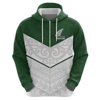 Custom New Zealand Maori Niho Taniwha Hoodie