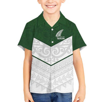 Custom New Zealand Maori Niho Taniwha Kid Hawaiian Shirt