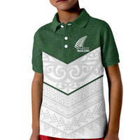 Custom New Zealand Maori Niho Taniwha Kid Polo Shirt