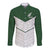 Custom New Zealand Maori Niho Taniwha Long Sleeve Button Shirt