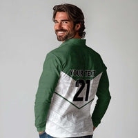 Custom New Zealand Maori Niho Taniwha Long Sleeve Polo Shirt LT9 - Polynesian Pride