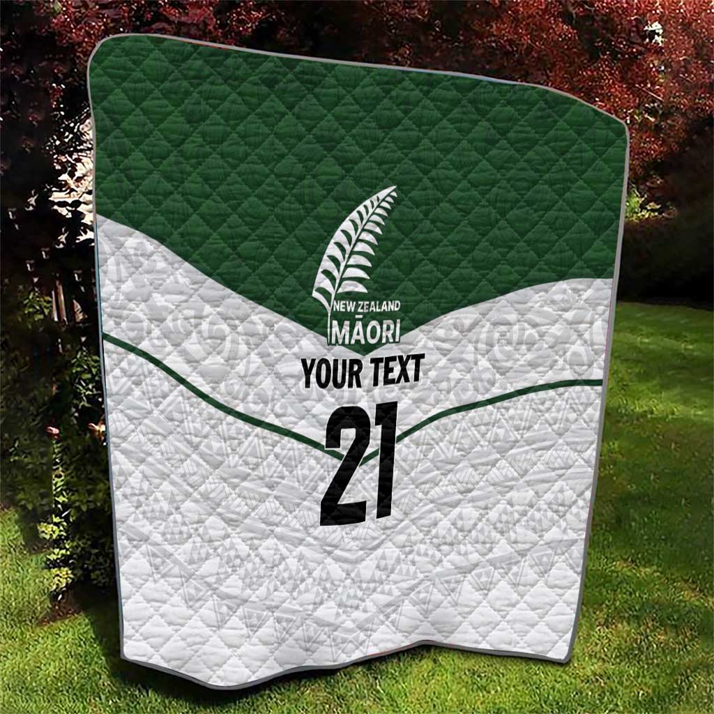 Custom New Zealand Maori Niho Taniwha Quilt