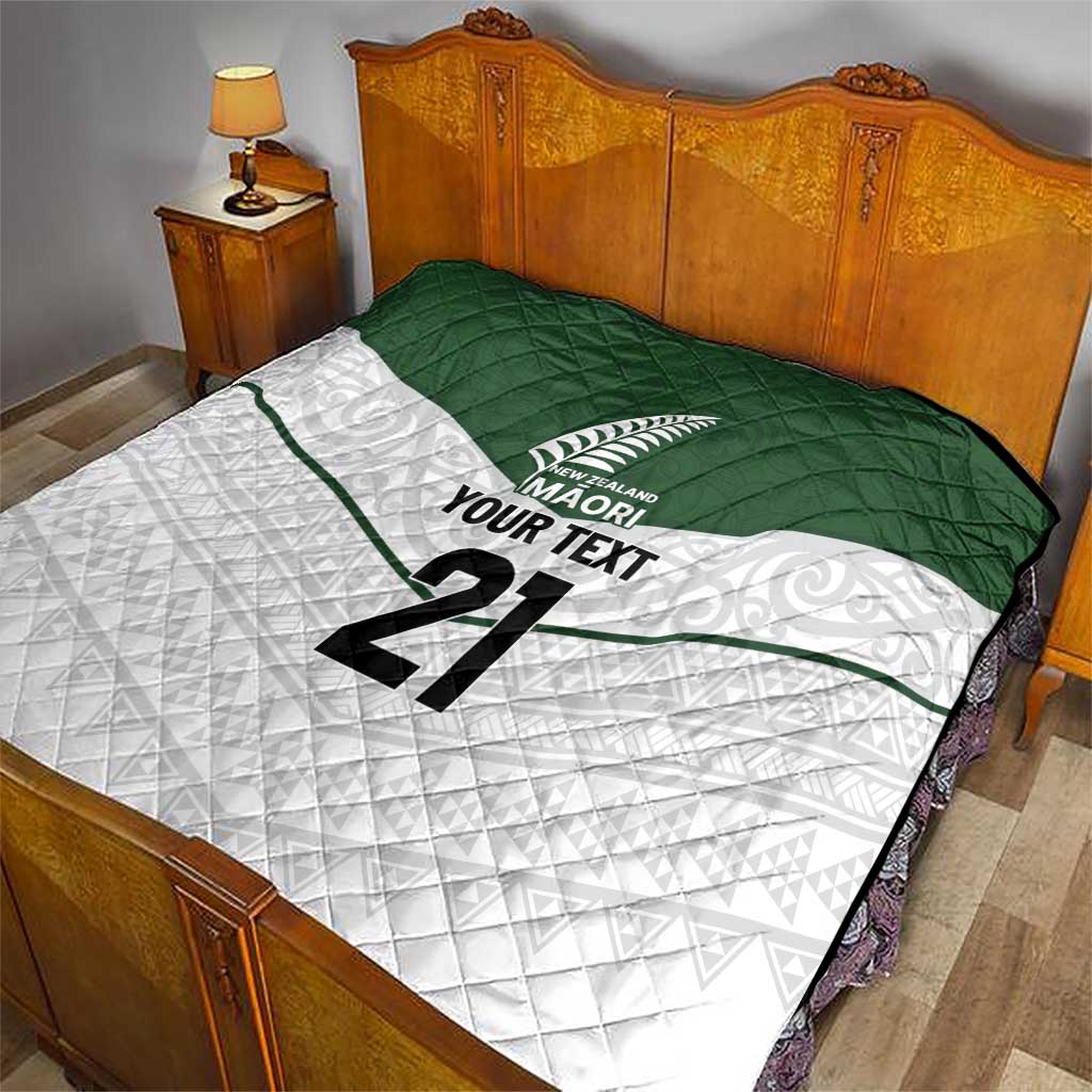 Custom New Zealand Maori Niho Taniwha Quilt