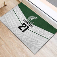 Custom New Zealand Maori Niho Taniwha Rubber Doormat