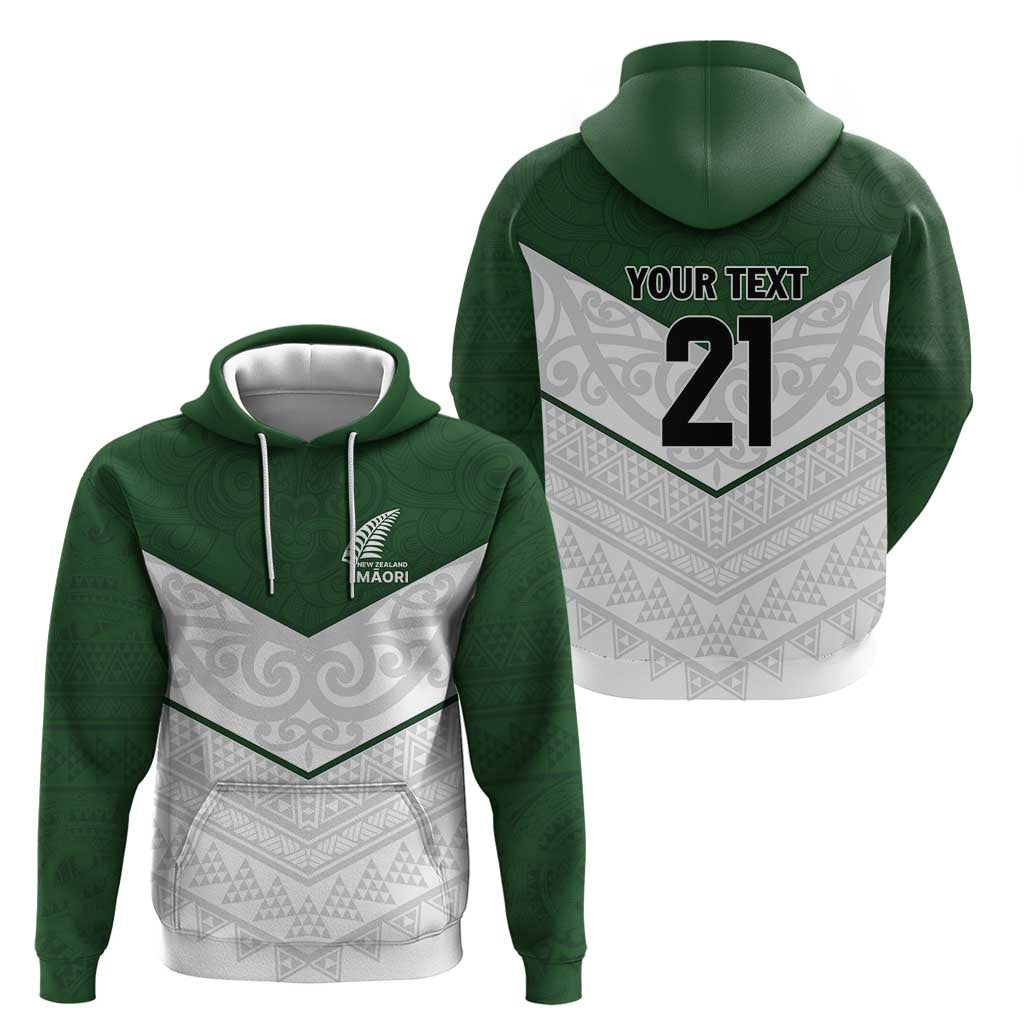 Custom New Zealand Maori Niho Taniwha Zip Hoodie